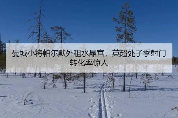 曼城小将帕尔默外租水晶宫，英超处子季射门转化率惊人